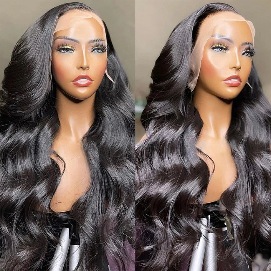 13x4 Human Hair Lace Front Wig 13x6 Body Wave Transparent Lace Frontal Wig Brazilian PrePlucked 6X4 5x5 Lace Closure Wig Sale