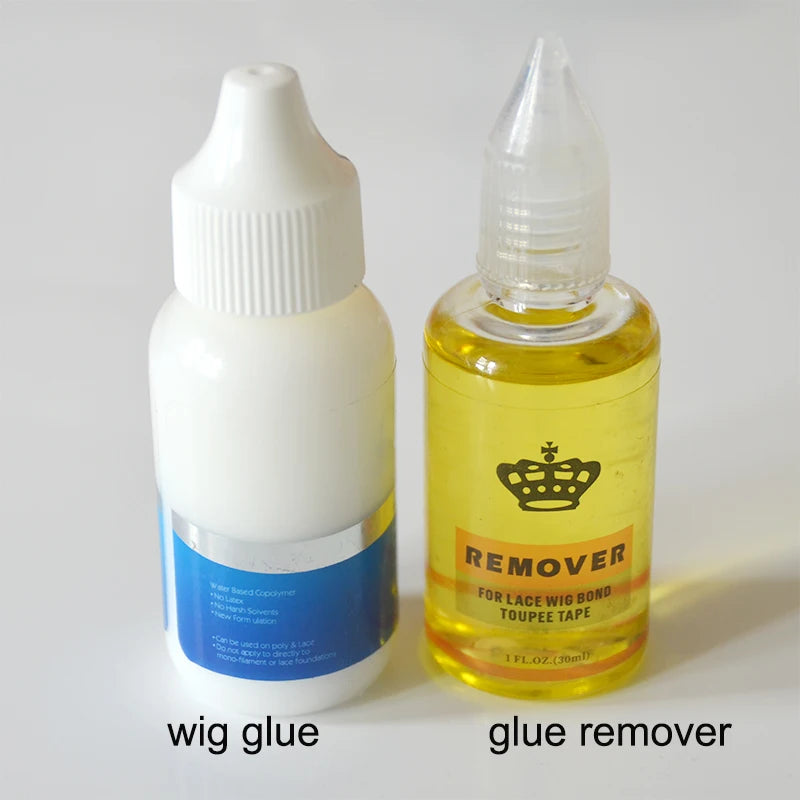 Waterproof Lace Glue &amp; Plant-Based Remover Kit - Extra Hold Invisible Adhesive for Lace Front Wigs