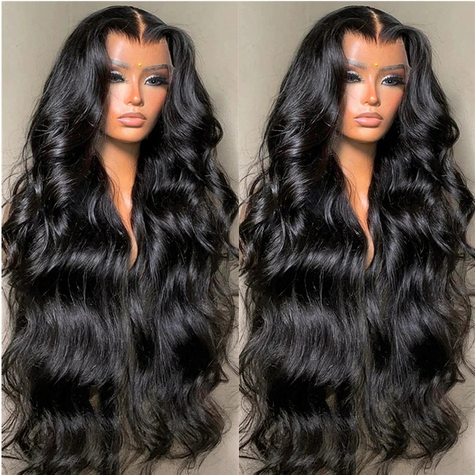 30 38 40 Inch Body Wave Lace Front Wig 13x4 13x6 Lace Frontal Wig Glueless Transparent Human Hair For Black Women Brazilian