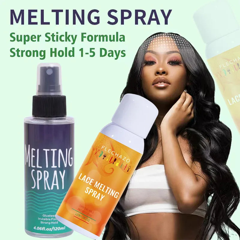 Melting Spray For Lace Front Wigs Long Lasting Hold Wig Glue Spray Edges Control Lace Melt Spray Secure Wig Spray